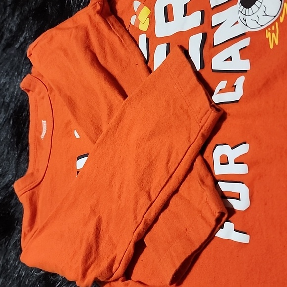 OshKosh B'gosh Orange Long Sleeve Tees. Size 4. - Picture 3 of 6